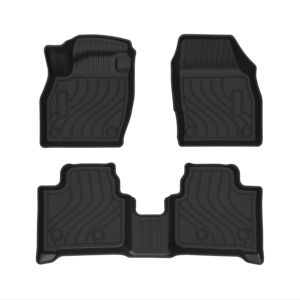 Tapis de sol de voiture toutes saisons en TPE sur mesure avec ECU pour Volkswagen Lavida <span class=keywords><strong>XR</strong></span> 2023-2025, ensemble complet, 100 % imperméables, faciles à nettoyer - Product Image 1