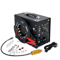 Compresseur d'air PCP portable haute pression 4500 psi 300 bar 110 V 220 V 12 V pour véhicule, conception bobine de fil, pour paintball