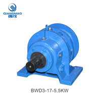Qiangmao Boîte de vitesses cycloïdale Réducteur de vitesse BWED5-35-5.5kw Machine de boîte de vitesses Monté horizontalement avec moteur de frein AC 380V 50HZ OEM