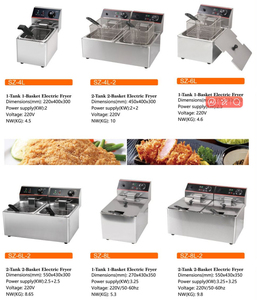 Friteuse Électrique Double Cylindre à Quatre Écrans, Vente Directe, Friteuse à Poulet Électrique Commerciale, Friteuse Profonde Électrique de Comptoir - Product Image 6
