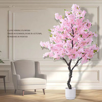 Künstliche Kirschblüten baum Innendekoration Wohnzimmer boden künstliche Blumen Fotografie Dekoration künstliche Pflanzen