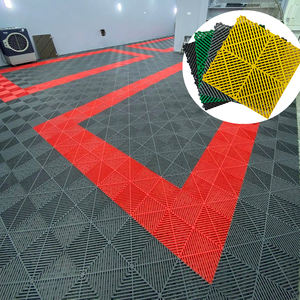 Commercio all'ingrosso della fabbrica PP pavimenti in plastica antiscivolo tappetino ad incastro da officina modulare garage pavimento per autolavaggio dettaglio negozio - Product Image 2