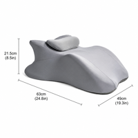 Coussin ergonomique en mousse à mémoire de forme pour couple, support de tête de lit, anti-stress et anti-ronflement