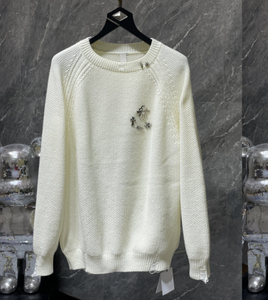 Suéter de Lujo King Mcgreen Star, Nuevo Top Casual con Cuello Redondo, Jersey de Punto Grueso y Cálido para Invierno, Prenda de Moda con Corazón Cromado - Product Image 1