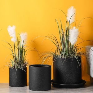 <span class=keywords><strong>Maceta</strong></span> de arcilla de magnesio ecológica moderna, bandeja de flores de gran diámetro, planta verde de gama alta, <span class=keywords><strong>maceta</strong></span> grande de escritorio para sala de estar - Product Image 2