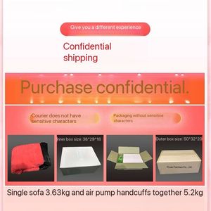 Canapé-<span class=keywords><strong>lit</strong></span> gonflable pliable moderne 2025 avec revêtement en tissu floqué, causeuse <span class=keywords><strong>2</strong></span> <span class=keywords><strong>places</strong></span> pour usage extérieur et loisirs - Product Image 4