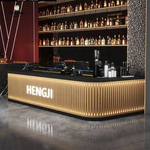 Mostrador de Café Personalizado Directo de Fábrica, Mostrador para Tienda de Té con Leche, Barra de Café, Muebles de Diseño Moderno, Diseño Interior de Cafetería - Product Image 3