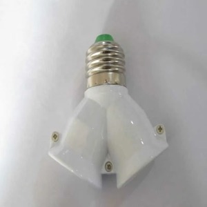 <span class=keywords><strong>2</strong></span> in <span class=keywords><strong>1</strong></span> Lampen fassung Lampen fassung Dual Double <span class=keywords><strong>2X</strong></span> E27 Sockel Sockel Extend Splitter Stecker Halogen Licht Lampe Kupfer Kontakt Adapter - Product Image 5