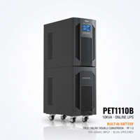 Onduleur en ligne 10 kVA avec mode ECO et batterie interne pour rack informatique