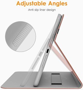 Funda tipo folio de cuero Premium para <span class=keywords><strong>iPad</strong></span> 9,7 pulgadas <span class=keywords><strong>5</strong></span>ª/6ª <span class=keywords><strong>generación</strong></span> 2018/2017 con portalápices <span class=keywords><strong>Apple</strong></span> - Product Image 2