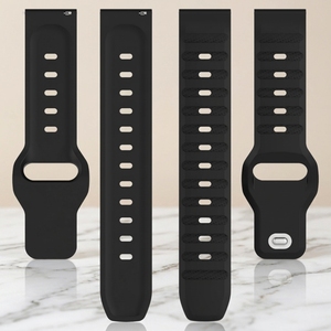 Bracelet de montre universel en silicone 20 mm 22 mm pour Samsung Galaxy Watch6 5, Huawei Watch GT2, Garmin <span class=keywords><strong>Forerunner</strong></span> 255 <span class=keywords><strong>245</strong></span> - Product Image 5