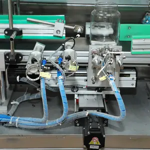 Otomatik mum makinesi fitil içine yapışmasını modülü/cam, kokulu mum soya balmumu ambalaj çözümü yapıştırma/merkezleme fitil