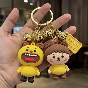 ของเล่นบีบคลายเครียดรูปมันฝรั่งทอดขนฟูน่ารัก พร้อมห่วงคล้องพวงกุญแจ ทำจากซิลิโคน พลาสติก ยาง PVC ของตกแต่งกระเป๋า ของขวัญ - Product Image 4
