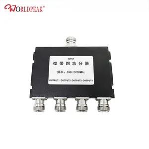 RF Coaxial Connector 1 to 4 way N female jack 698-2700mhz Microstrip Power divider splitter