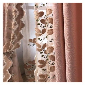 54 pollici più nuovo di disegno del merletto macrame ricamo pizzico piega rosa principessa <span class=keywords><strong>tende</strong></span> della finestra <span class=keywords><strong>per</strong></span> le ragazze camera da letto - Product Image 4