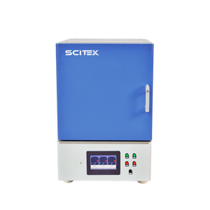 SCITEK 1700 ℃    Four à moufle avec <span class=keywords><strong>chambre</strong></span> en fibre céramique en stock pour laboratoire - Product Image 1