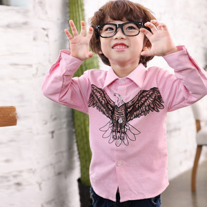 Vêtements pour enfants de marque chinoise célèbre 2017, t-shirts avec images de faucons - Product Image 1