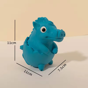 Juguetes Masticables para Mascotas, Ecológicos, Duraderos, con Sonido, Diseño de Dibujos Animados, de Látex con Forma de Huevo, Cocodrilo, Dinosaurio, para Perros, Venta al Por Mayor - Product Image 4