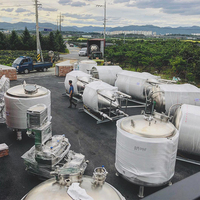 Système de brassage de bière industriel automatique à grande échelle, cuve sous pression de 5000 L, usine de brassage complète, projet d'ingénierie clé en main