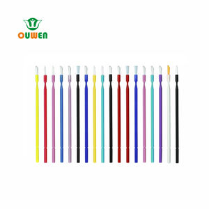 فرشاة أسنان صلبة صلبة من إنتاج Ouwen بأعواد حمراء لكل برميل فرشاة أسنان صغيرة يمكن التخلص منها برأس طويل ورقبة دائرية - Product Image 4