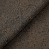 Tissu en suède scuba tricoté chic à texture vintage veloutée 95% polyester 5% élasthanne pour manteaux de mode d'hiver