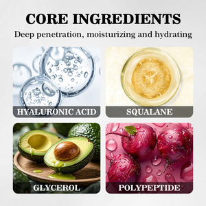 Crème Visage Blanchissante à l'Acide Hyaluronique de Haute Qualité 1 kg Vente en Gros Nourrissante Hydratante Squalane Crème Blanchissante pour la Peau - Product Image 6