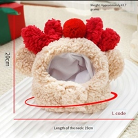 Tenues de Noël pour chiens et chats, chapeau, bavoir et bandana pour chien, vêtements d'automne et d'hiver pour Teddy, bouledogue français, décorations de costumes de Noël pour animaux de compagnie