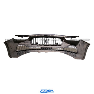 Repuesto para Maserati Ghibli 2014-2017 Parachoques Delantero Negro de Plástico OE 673001801 - Product Image 3