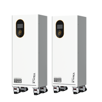 Sistem Penyimpanan Energi SolaX Baterai Tegangan Rendah 16kWh 256kWh Dapat Diskalakan Maks 16 Unit Paralel LCD Baterai LFP untuk Inverter Hybrid