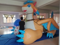 Bouée gonflable en PVC personnalisée BeiLe, dragon couineur, jouet gonflable pour enfants à chevaucher dans la piscine pour jeux aquatiques et promotion publicitaire