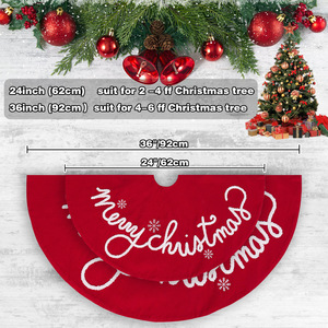 Christmas Tree <b>Skirt</b> Christmas Holiday Party Supplies Decoration New Year Tree <b>Skirt</b> Decoration Floor Mat Carpet - Product Image 6