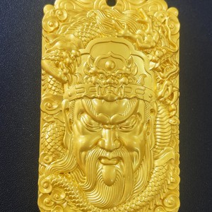 Mặt dây chuyền phong thủy Guan Erye Wu God, thiết kế phổ thông, hai mặt, thương hiệu Seiko cổ điển, dành cho nam và nữ - Product Image 2