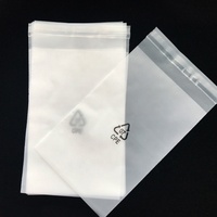 Sac en plastique CPE auto-adhésif givré personnalisé pour accessoires informatiques avec impression de logo