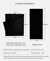 Panneau de couverture pour trépied Selens Floppy Flag, diffuseur de lumière douce 45x60 60x75 75x90cm, réflecteur 4 couleurs, tissu occultant pour support C-Stand