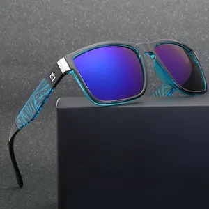 New Square Vélo lunettes de Soleil Reyban Lunettes Bleu Miroir Lunettes de Soleil Incassables