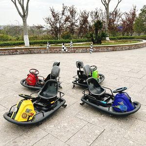Drift Kids Go <span class=keywords><strong>Cart</strong></span> Racing OEM Electric Outdoor <span class=keywords><strong>Crazy</strong></span> Go Karts para adultos Parque de atracciones Instalaciones Qishang 10 km/h - Product Image 4