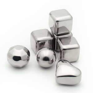 Màu Vàng Quảng Trường Tái Sử Dụng <span class=keywords><strong>Ice</strong></span> <span class=keywords><strong>Cubes</strong></span> Thép Không Gỉ Whiskey Đá Cho Đồ Uống - Product Image 2