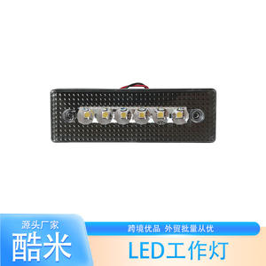 Luz diurna de 6 LED de 18W de aleación de aluminio para vehículos todoterreno, iluminación auxiliar con control de interruptor - Product Image 2