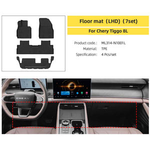 Alfombrilla de <span class=keywords><strong>coche</strong></span> para Chery Tiggo 8L TPE, alfombrilla impermeable de <span class=keywords><strong>goma</strong></span> para suelo, forro de carga para <span class=keywords><strong>maletero</strong></span>, protectores de respaldo para asiento, accesorios de alfombrilla decorativa - Product Image 3