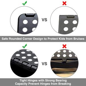 Bán Buôn Gấp Bước Phân Cho Trẻ Em 9Inch Cao 11Inch Rộng Có Thể Gập Lại Bước Phân - Product Image 2