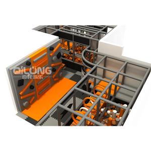 Obstáculos ninja warrior para niños <span class=keywords><strong>pequeños</strong></span>, equipo de patio interior - Product Image 2