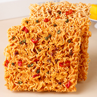 Nouilles instantanées Halal Ramen très vendues, plusieurs saveurs, croquantes, faibles en sel et en matières grasses, sac en vrac, sans sucre