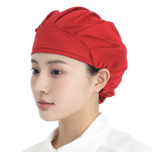 Nouveau chapeau de <span class=keywords><strong>chef</strong></span> Xuanzhis en tissu tissé, unisexe, respirant, anti-poussière et anti-graisse pour la restauration et l'industrie alimentaire - Product Image 3
