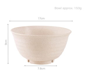 Ciotole di paglia di grano 30 once di grandi dimensioni per microonde lavastoviglie ciotole di plastica per zuppa di cereali infrangibili con Ramen profondo ciotola di Noodle per insalata - Product Image 2