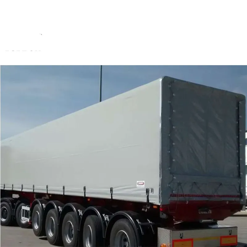 Lona revestida forte 720gsm, lona azul, folha de cobertura de caminhão à prova d'água