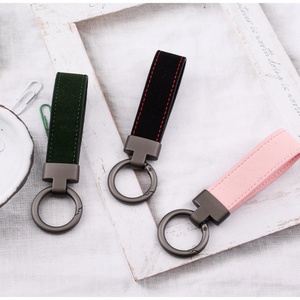 Accessoires de porte-clés en gros : Porte-clés en cuir véritable de luxe, rétro, de qualité supérieure, avec logo de marque personnalisé - Product Image 6