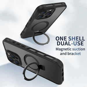 Venta al por mayor <span class=keywords><strong>nuevo</strong></span> diseño magnético PC TPU teléfono celular cubierta disipación de calor soporte teléfono caso para <span class=keywords><strong>iPhone</strong></span> 15 16 17 muestra gratis - Product Image 2