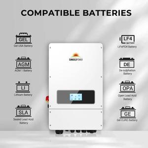 Inversor Híbrido Solar de 10KW, Entrada CC de 12V/24V, Simple/Múltiple, 98% de Eficiencia, Protección IP65, Certificado IEC, Uso Doméstico, 5 Años de Garantía - Product Image 3