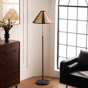 Art Floor Lamp With Woven Shade Metal Body Led Light Tricolor Living Room Bedroom <b>Standing</b> Lamp - Product Image 3