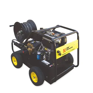 Hot Selling 150bar 3240L/H High Pressure Diesel Engine Sewer Pipeline Cleaning Machine